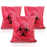 Autoclave Disposable Plastic Biohazard Bags For Medical Waste 