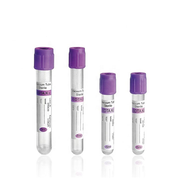 Purple Top EDTA Blood Collection Tubes for Lab Blood Collection from China manufacturer