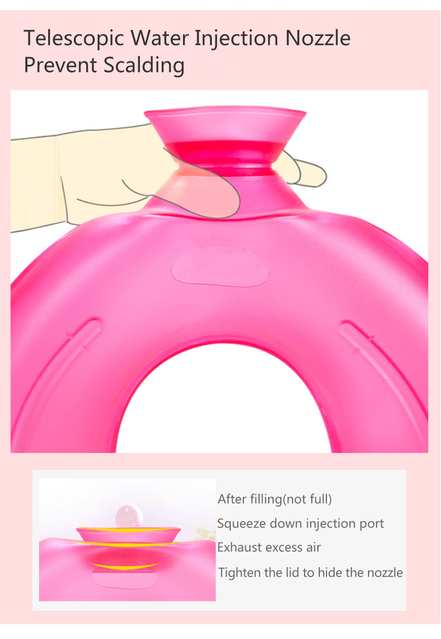 PVC Ushaped Neck Warmer Hot Water Bag Bottle from China manufacturer