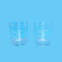 Glass Disposable Medicine Measuring Mixing Cups