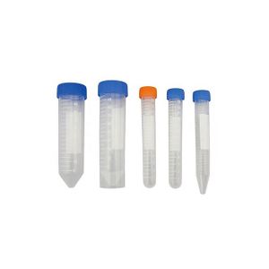 Graduated Plastic Centrifuge Tubes with Colorful Screw Cap 