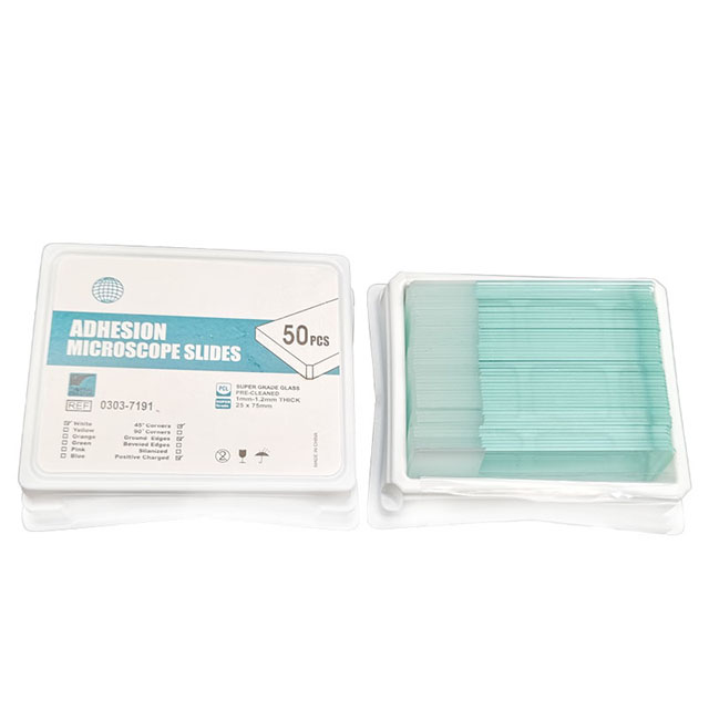 China Clear Adhesive Microscope Slides for Chemical Laboratory