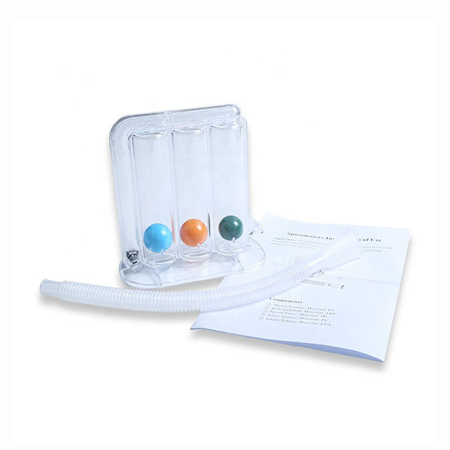 Portable Lung Exerciser Three Balls Spirometer for Breathing Training