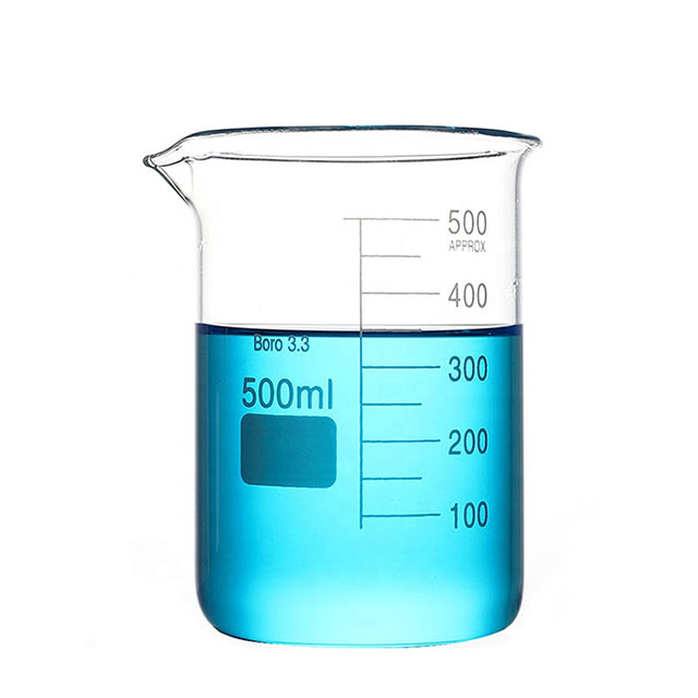 Chemical Laboratory Borosilicate Glass Measuring Beaker for Lab Experiments